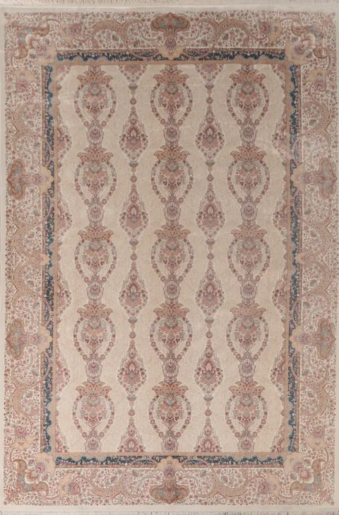 All-Over Qum Traditional Area Rug 8x11