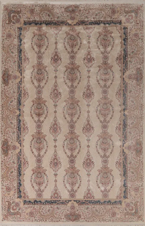 Traditional Qum Turkish Area Rug 8x11