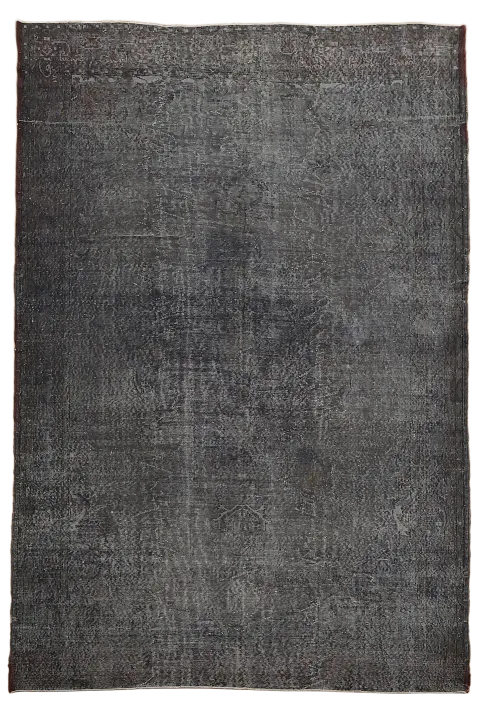 Over-Dyed Wool Anatolian Turkish Area Rug 7x11