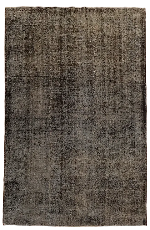 Over-Dyed Wool Anatolian Turkish Area Rug 7x11