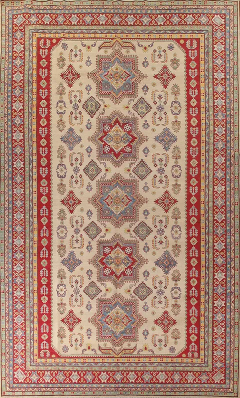 Handmade Wool Kazak Oriental Large Rug 10x16