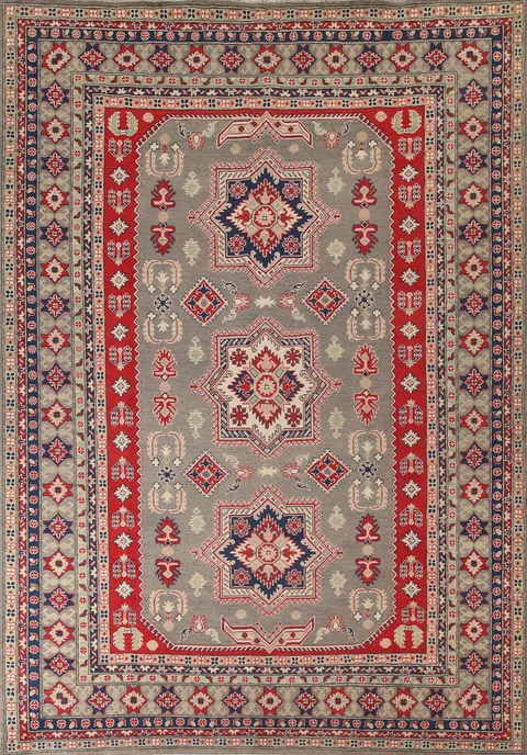 Handmade Wool Kazak Oriental Area Rug 9x11