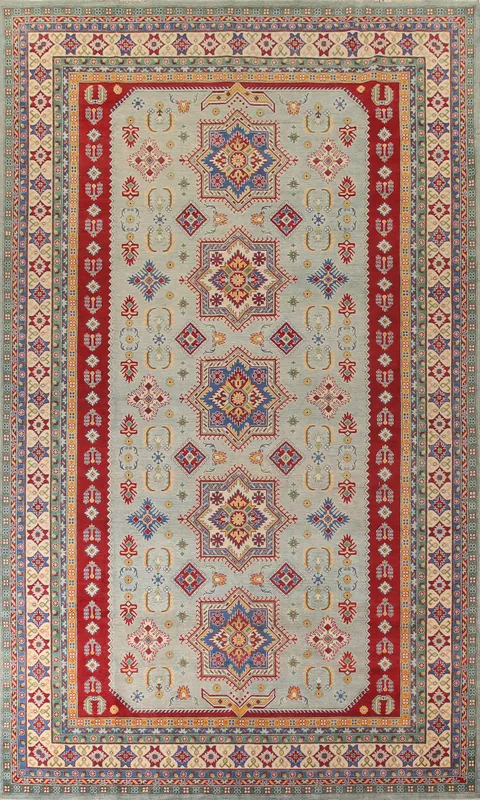Geometric Kazak Large Oriental Rug 10x16