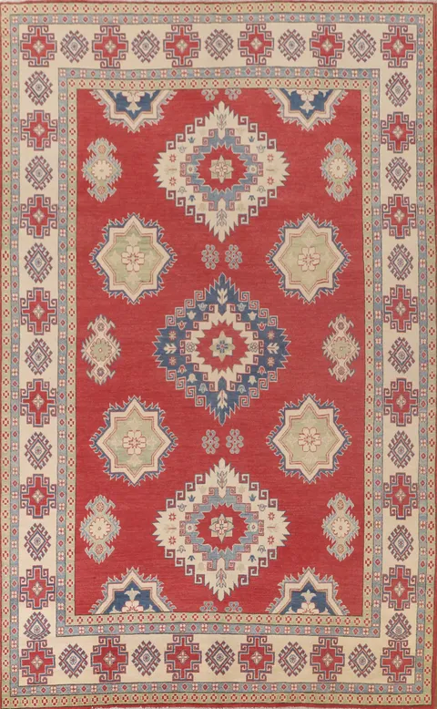 Handmade Kazak Oriental Area Rug 8x12