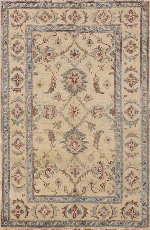 Handmade Wool Kazak Oriental Rug 3x5