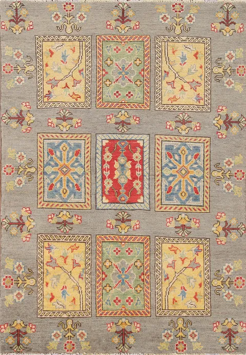 Handmade Wool Kazak Oriental Accent Rug 3x5