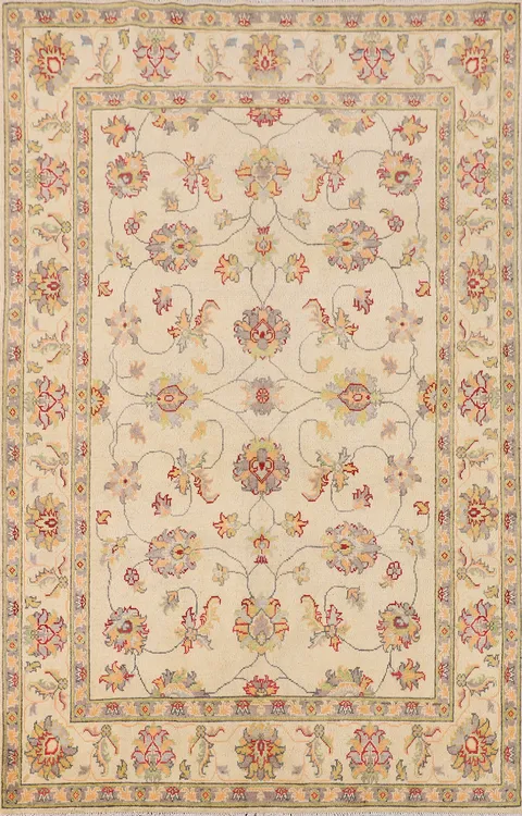 All-Over Floral Oushak Oriental Area Rug 5x8
