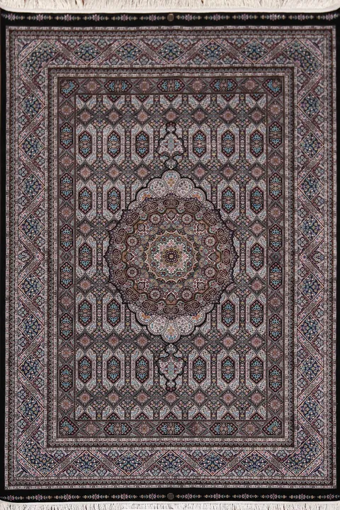 Traditional Qum Turkish Area Rug 5x8