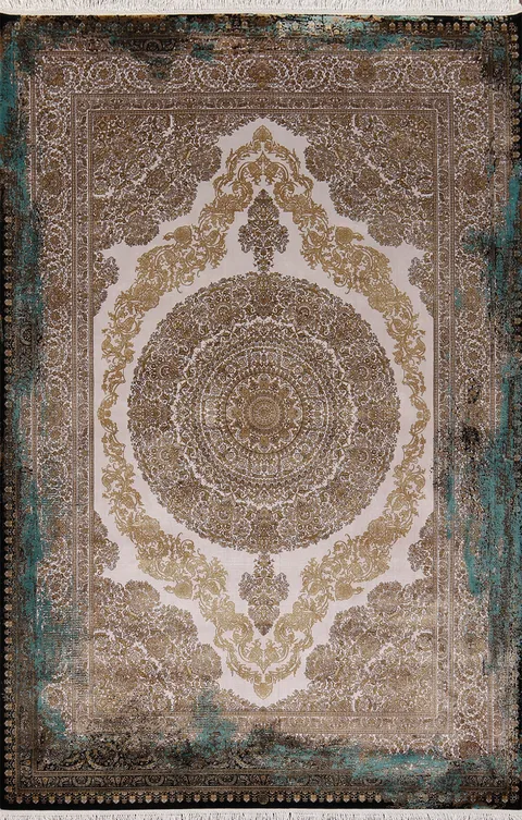 Traditional Tabriz Turkish Area Rug 5x8