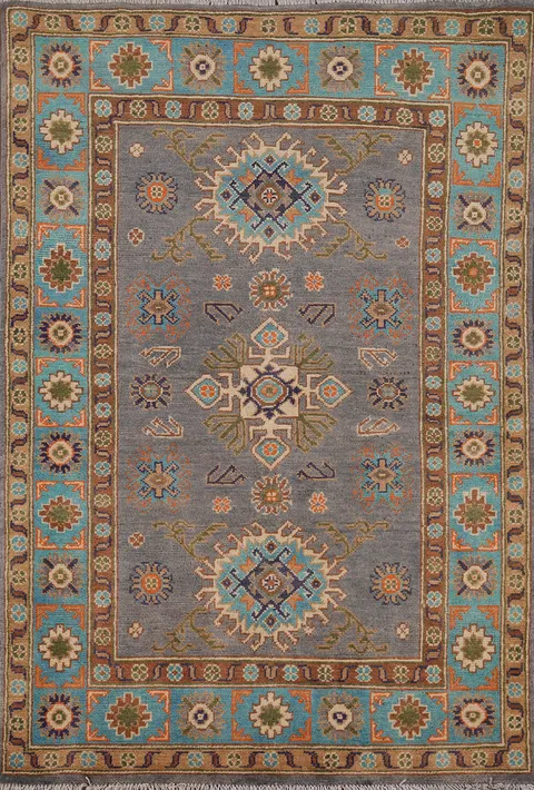 Handmade Wool Kazak Oriental Rug 3x5