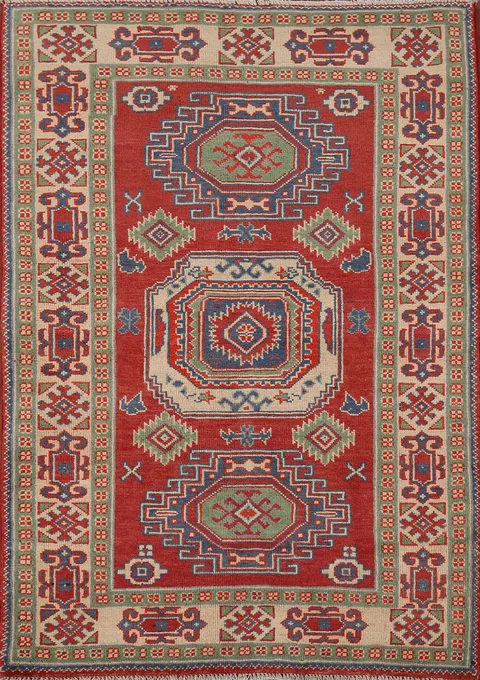 Handmade Kazak Oriental Rug 3x5