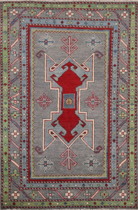 Handmade Wool Kazak Oriental Rug 3x5