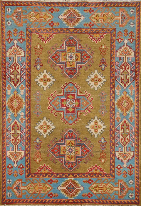 Handmade Wool Kazak Oriental Rug 3x5
