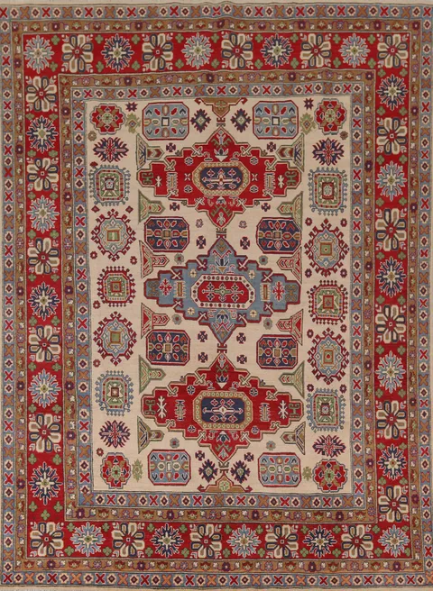 Handmade Kazak Oriental Area Rug 8x10