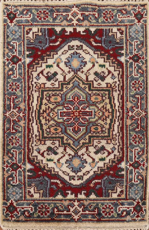 Geometric Heriz Serapi Oriental Rug 2x3