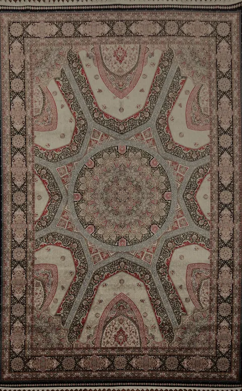 Elegant Traditional Paisley Design Rug with Intricate Patterns 7x10