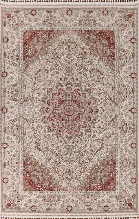 Traditional Qum Turkish Area Rug 7x10