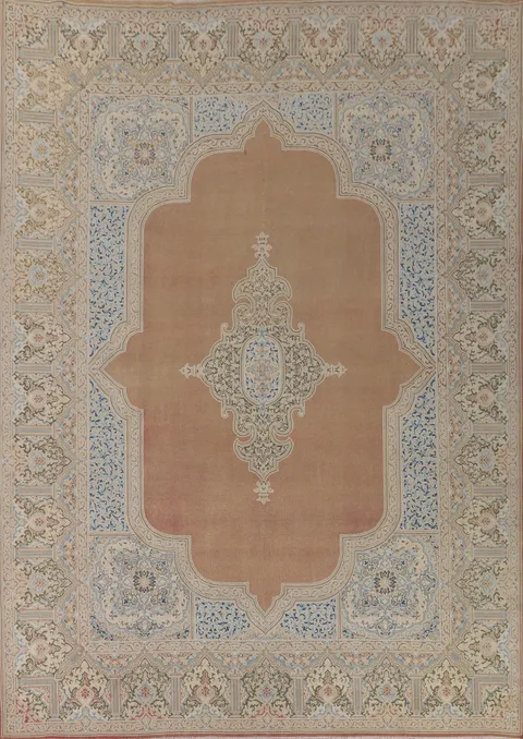 Vintage Kerman Persian Area Rug 10x13
