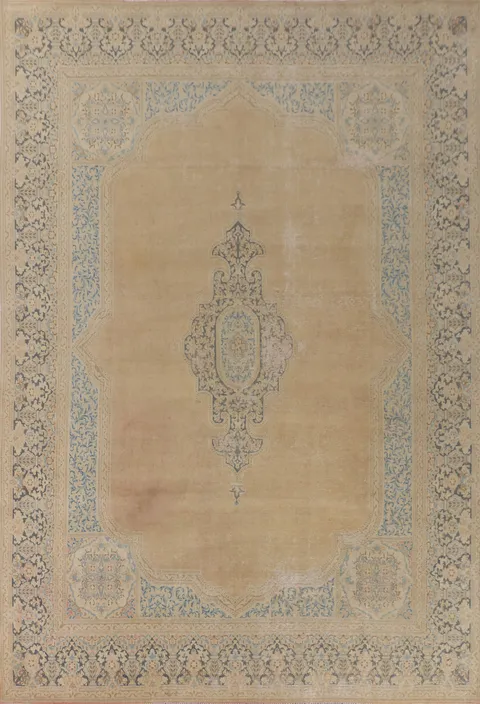 Vintage Kerman Persian Area Rug 10x13