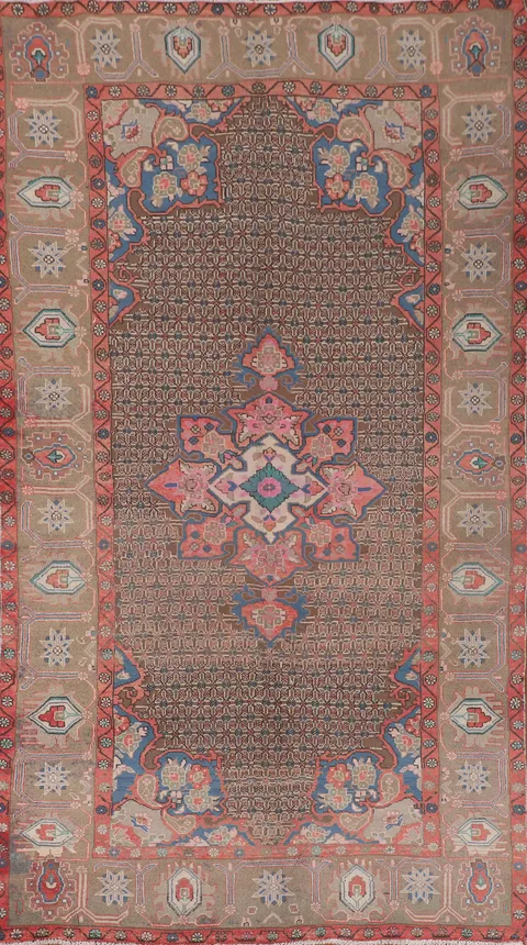 Vintage Wool Koliaei Persian Area Rug 5x9