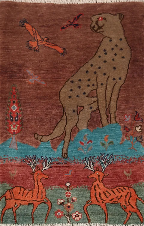Animals Design Ziegler Handmade Accent Rug 2x3