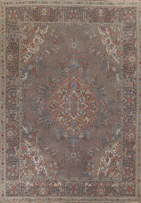 Vintage Tabriz Persian Area Rug 10x13