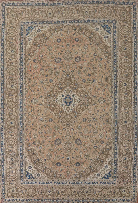 Traditional Kashan Persian Area Rug 10x13