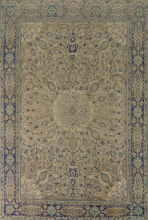 Handmade Floral Tabriz Persian Area Rug 8x11