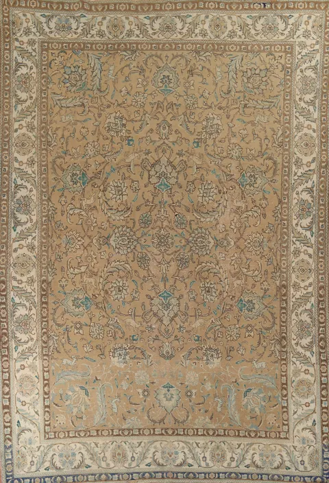 Handmade Floral Tabriz Persian Area Rug 9x12