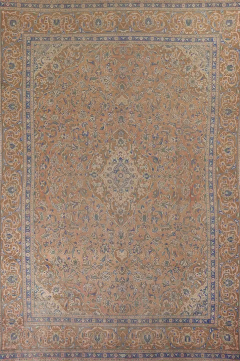Traditional Mashad Persian Area Rug 9x12