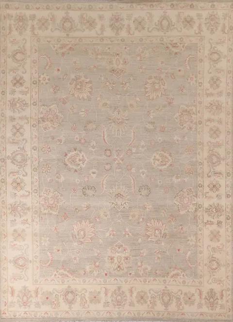 Handmade Floral Oushak Living Room Rug 8x10