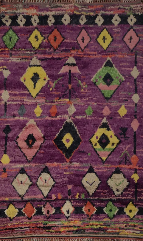 Chic and Artistic Plush Moroccan Area Rug 6x10 to Brighten Up Any Space