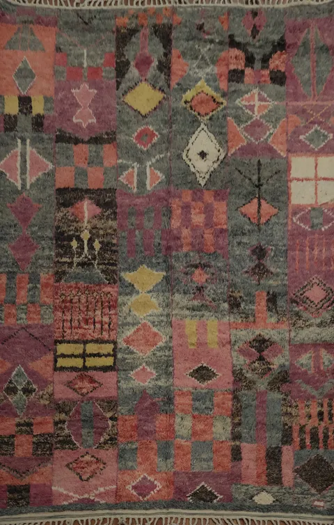 Eclectic Plush Moroccan Area Rug 8x10 to Elevate Your Home's Style