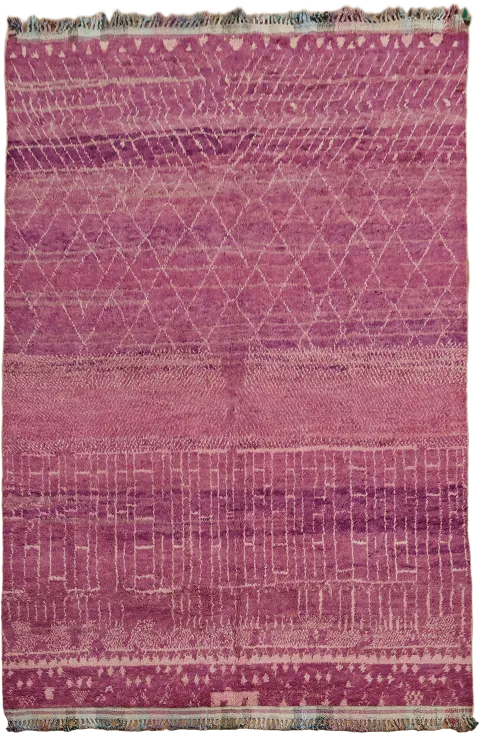 Stylish Plush Moroccan Large Rug 10x15 with Unique Geometric Design