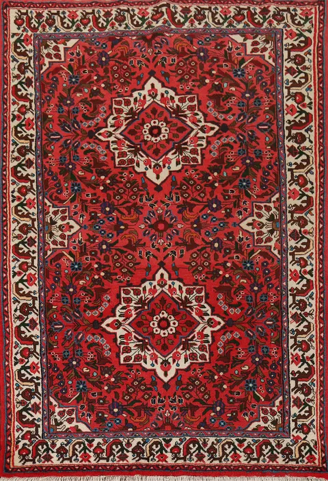 Handmade Floral Lilian Persian Rug 5x7
