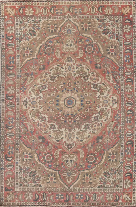 Handmade Wool Bakhtiari Persian Area Rug 7x10