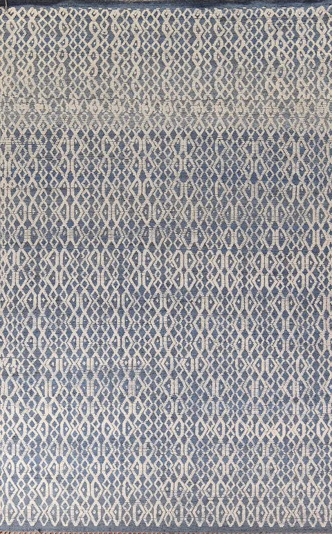All-Over Trellis Moroccan Large Modern Rug 10x15