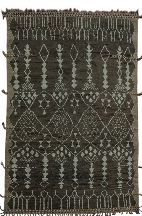 Sophisticated Handcrafted Moroccan Area Rug 8x13 for Stylish Interiors