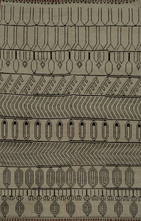 Elegant Geometric Moroccan Area Rug 8x11 for Stylish Home Decor