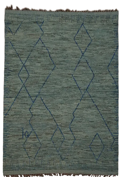 Handmade Wool Moroccan Oriental Area Rug 9x13