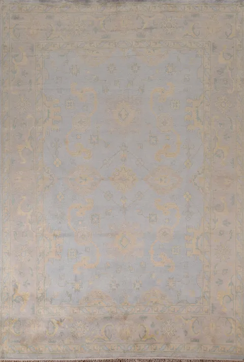 All-Over Wool Oushak Handmade Area Rug 8x10