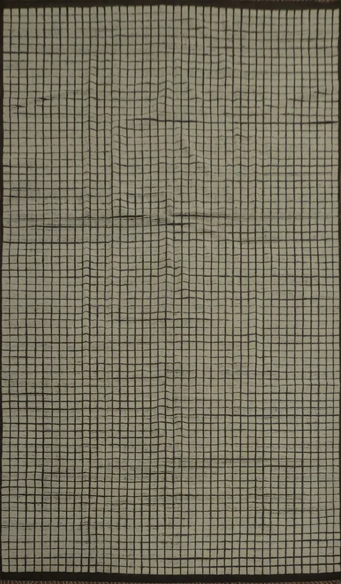 All-Over Checkered Moroccan Modern Large Rug 12x19