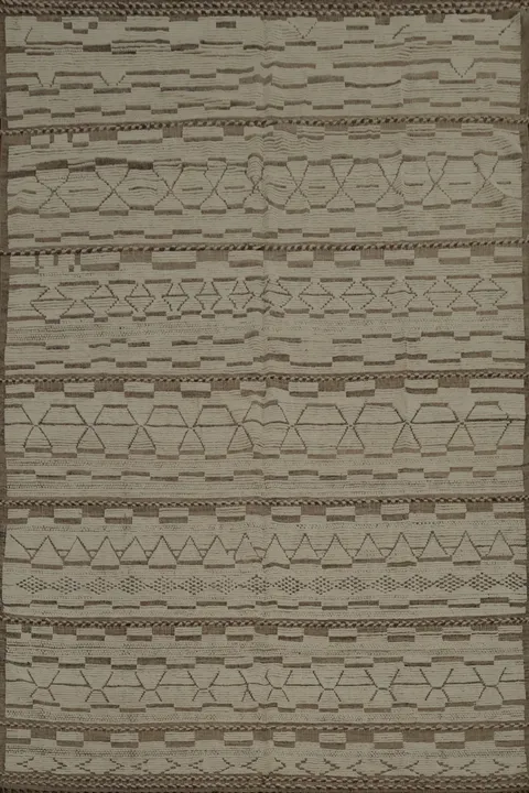 Handmade Wool Moroccan Oriental Large Rug 10x14