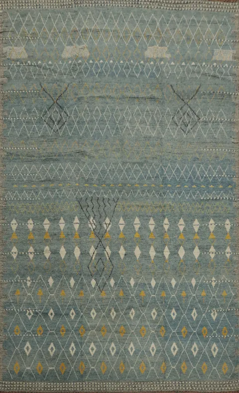 Rustic Moroccan Palace Size Rug 12x16 with Timeless Tribal Patterns