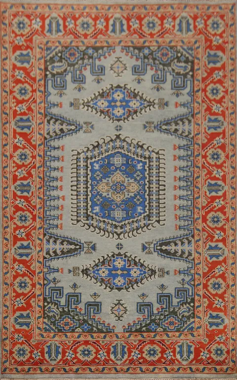 Geometric Viss Oriental Area Rug 6x9