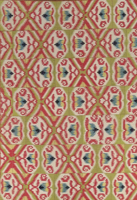 All-Over Wool Kilim Oriental Area Rug 8x11