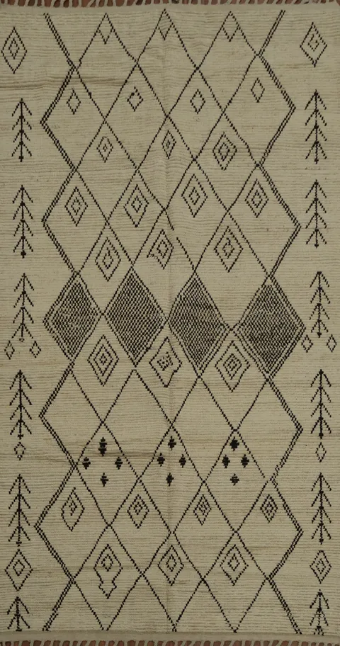 Modern Moroccan Area Rug 6x10 Perfect for Stylish Home Decor