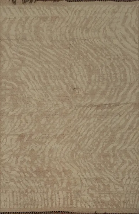 Handmade Wool Moroccan Abstract Area Rug 8x10