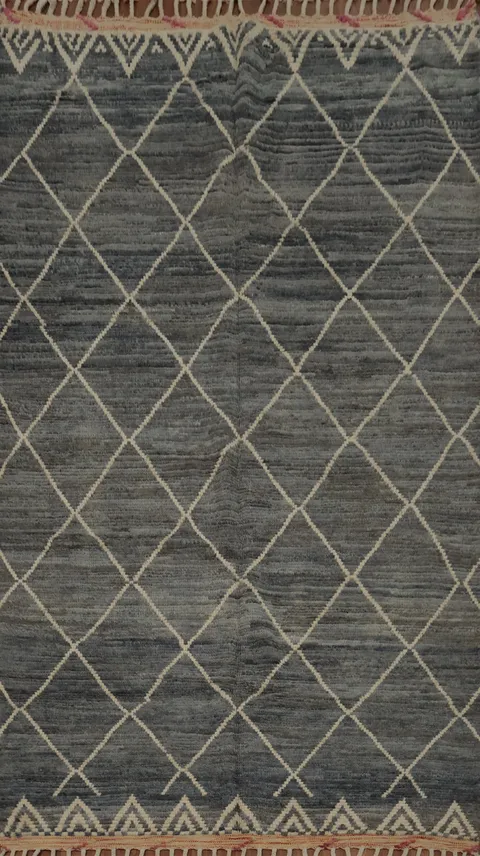 All-Over Trellis Moroccan Living Room Area Rug 6x10