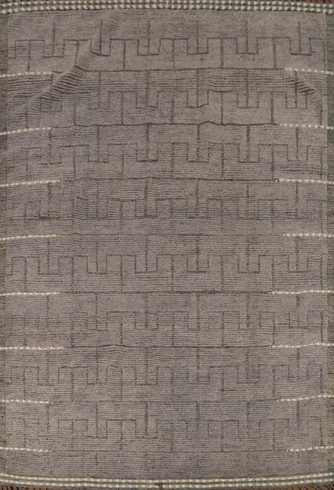 Handmade Wool Moroccan Modern Area Rug 8x11